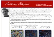 Anthony Staynes - Gallery of Abstract Art from the Late Undiscovered Artist