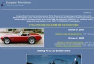European Promotions - Shows for the Car & Bike Enthusiast