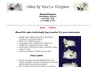 Maxine Kingston Wedding Cakes - Individually Crafted Wedding Cake Designer