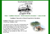 Sandhurst Vineyards - B & B and Working Vineyard, Sandhurst, Kent, UK