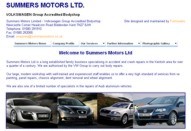 Summers Motors Ltd - Volkswagen & Audi Repair Specialists