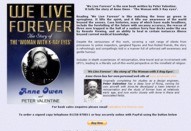 We Live Forever - Peter Valentine and Anne Owen's Book