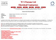 W S Parsons Ltd - Electrical Contractors
